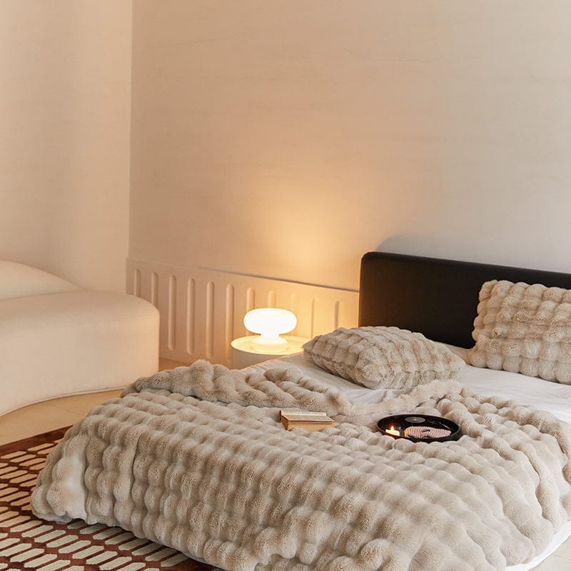 Luxus Kuscheldecke – 3D Waffel-Design