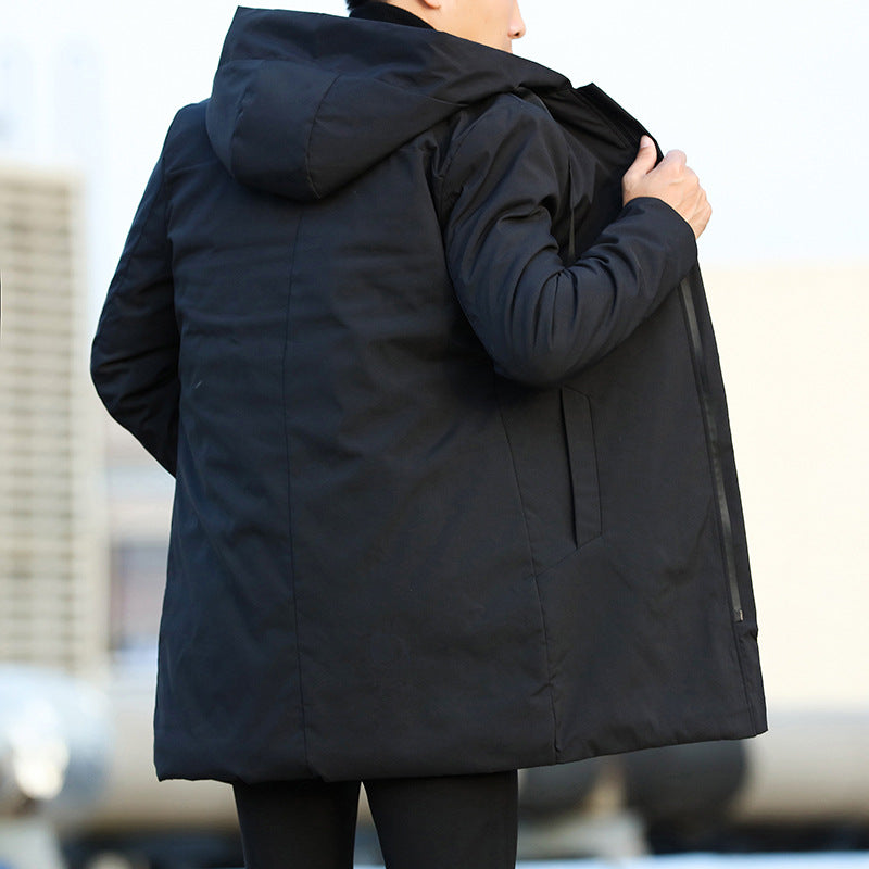Herren Winter-Parka-Jacke - Isoliert und Wasserabweisend