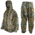 Unisex 3D-Blatt-Tarnanzug Set – Jagd Ghillie Hoodie & Hose