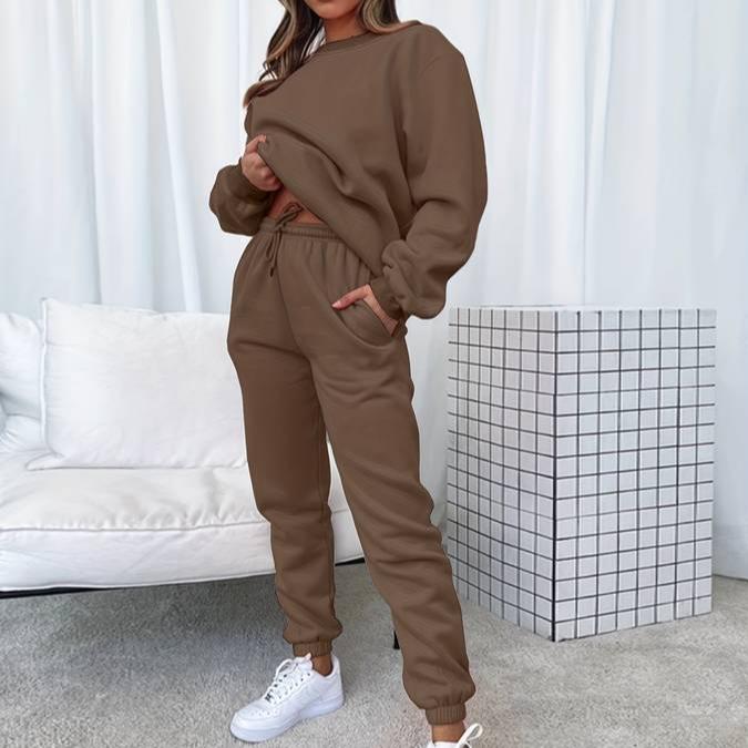 Damen Pullover & Jogger Set - Gemütlich und Stilvoll