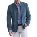 Herren Slim Fit Blazer - Mandarin Kragen Stil