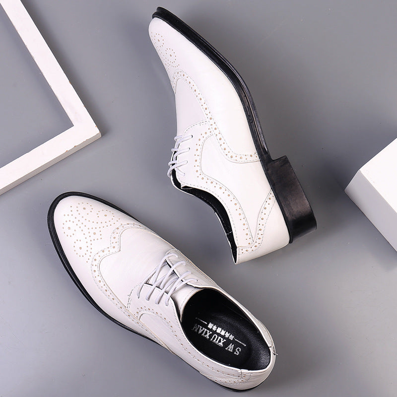 Herren Anzugschuh Oxford - Brogue Muster Klassisch