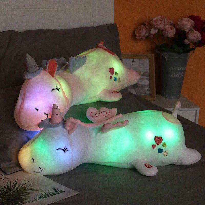 Leuchtendes Einhorn Nachtlicht - LED Kuscheltier