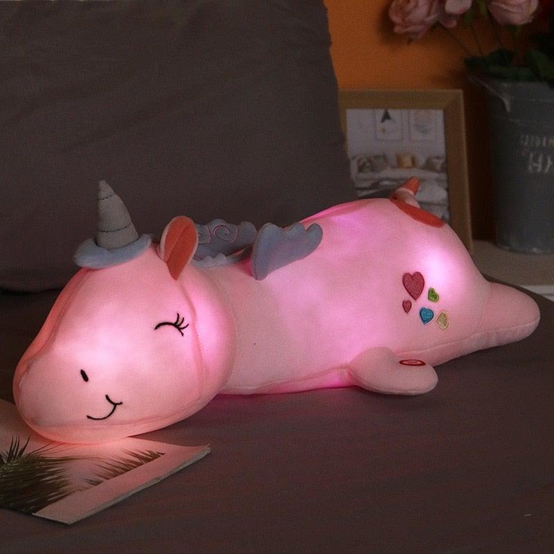 Leuchtendes Einhorn Nachtlicht - LED Kuscheltier