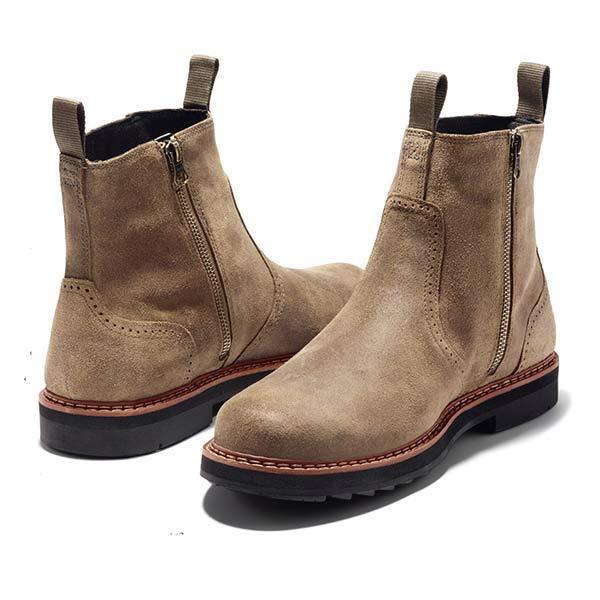 Herren Schlupf-Chelsea-Stiefeletten - Knöchellang mit Profilsohle