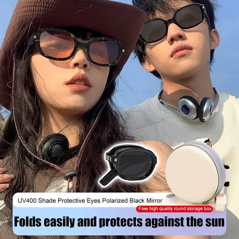 🎁Hot Sale 49% OFF⏳Polarized Folding Sunglasses with Lightweight Case - ALPINE WEAR