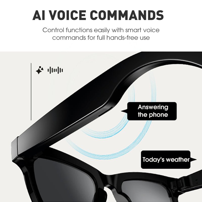 🔥HOT SALE 50% OFF🔥Smart AI Glasses with Photo & Video Capture👓 - ALPINE WEAR