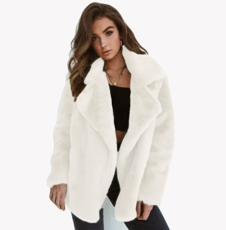 Damen Wintermantel - Oversized mit Reverskragen