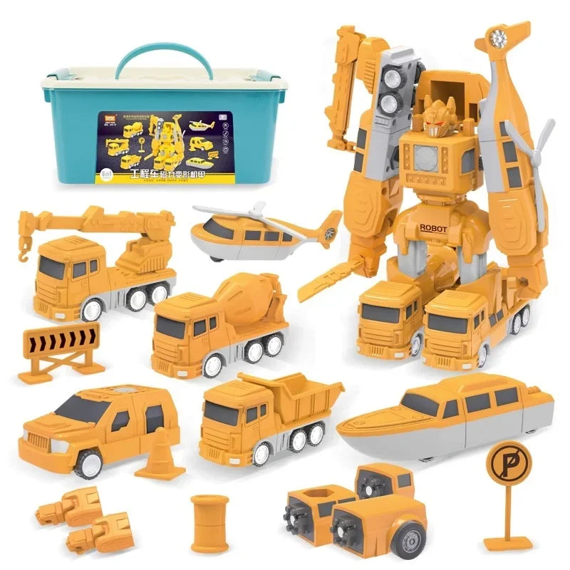Transformierbarer Roboter - Baukasten für Kinder