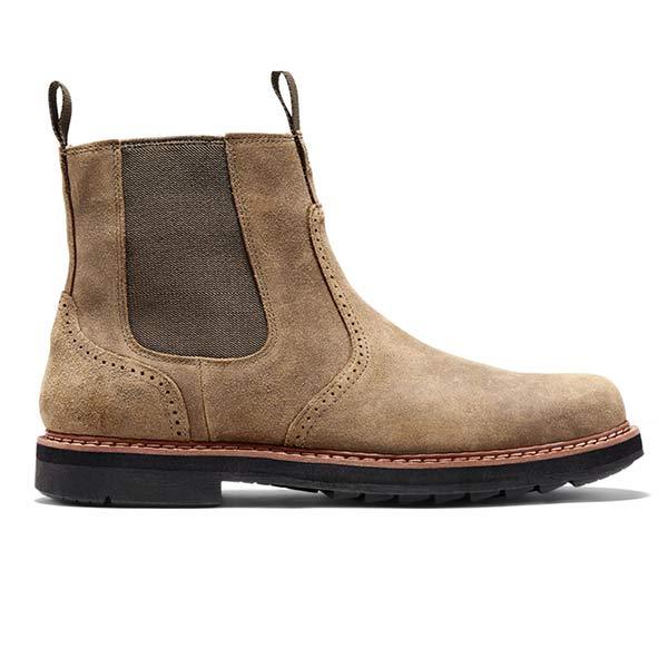 Herren Schlupf-Chelsea-Stiefeletten - Knöchellang mit Profilsohle