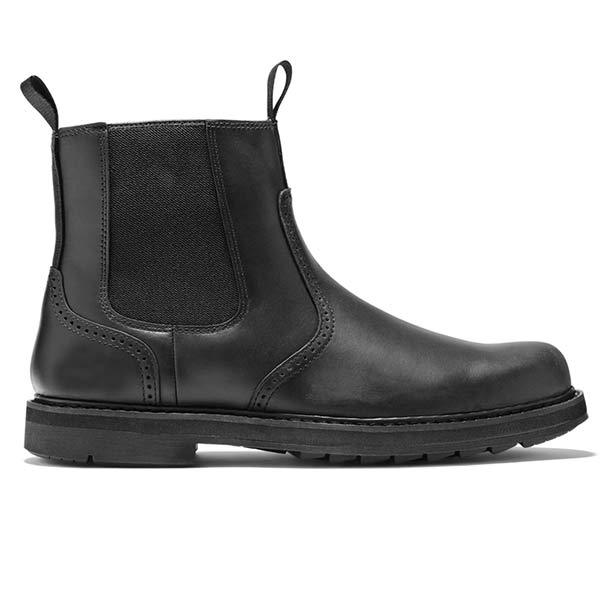 Herren Schlupf-Chelsea-Stiefeletten - Knöchellang mit Profilsohle