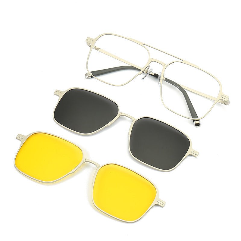 🔥😎Men And Women 3 In 1 Magnetic Polarized Sunglasses - ALPINE WEAR