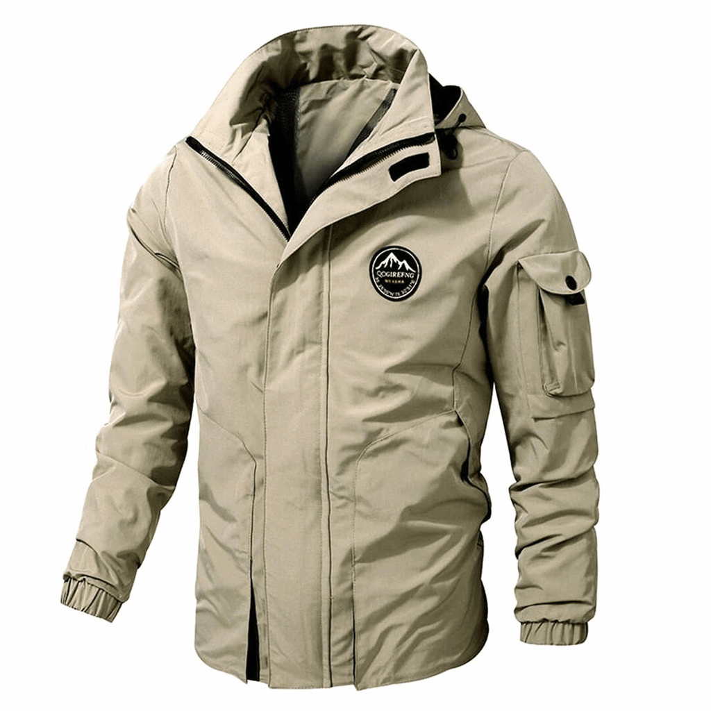 Herren Winter-Windbreaker Jacke - Isoliert & Mehrfachtaschen