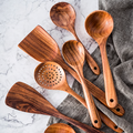 Küchenutensilien-Set – Antihaftbeschichtetes Holz