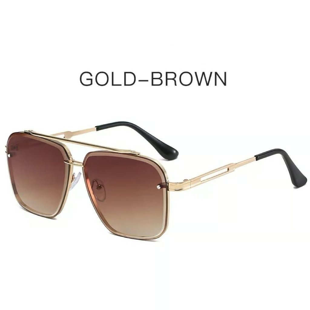 Retro Gradient Sunglasses with UV400 Protection - ALPINE WEAR