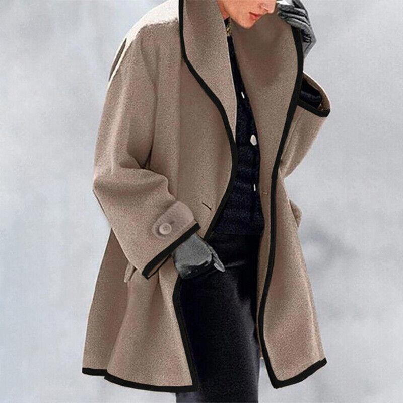 Damen Eleganter Winter-Mantel - Gemütlich & Stilvoll
