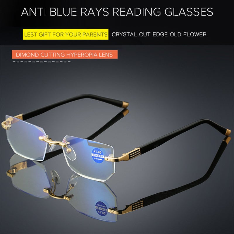 Sapphire high hardness anti - blue progressive Far And Near Dual - Use Reading Glasses - ALPINE WEAR