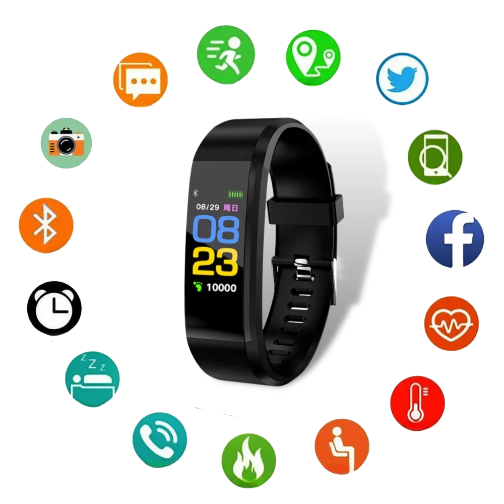 Smartwatch Fitness – Blutdruckmessgerät und Pulsmesser