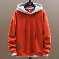 Herren Zwei-Ton Hoodie – Entspannte Passform mit kontrastierendem Lagen-Look