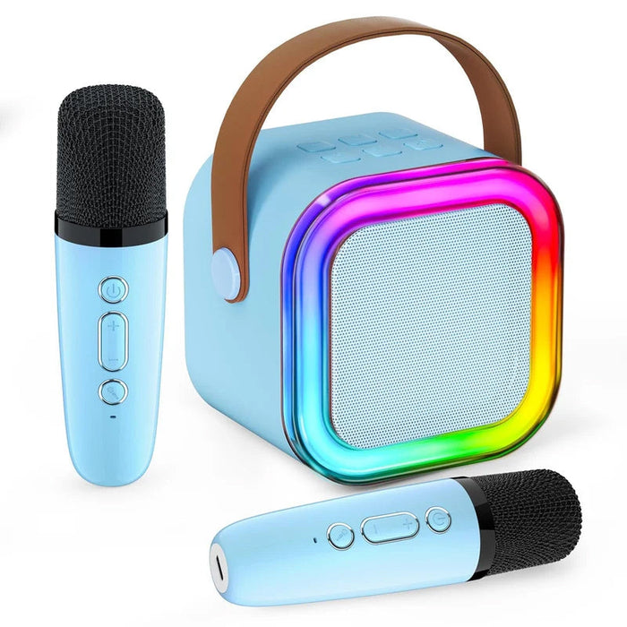 Drahtloses Mini Karaoke Set - Wiederaufladbares Mikrophon & Bluetooth Lautsprecher