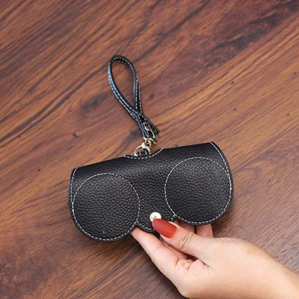 Soft Leather Sunglasses Bag - ALPINE WEAR
