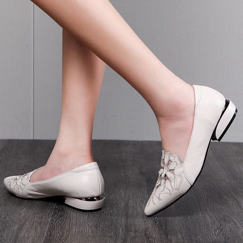 Videl Women's Leather Loafers - ALPINE WEAR