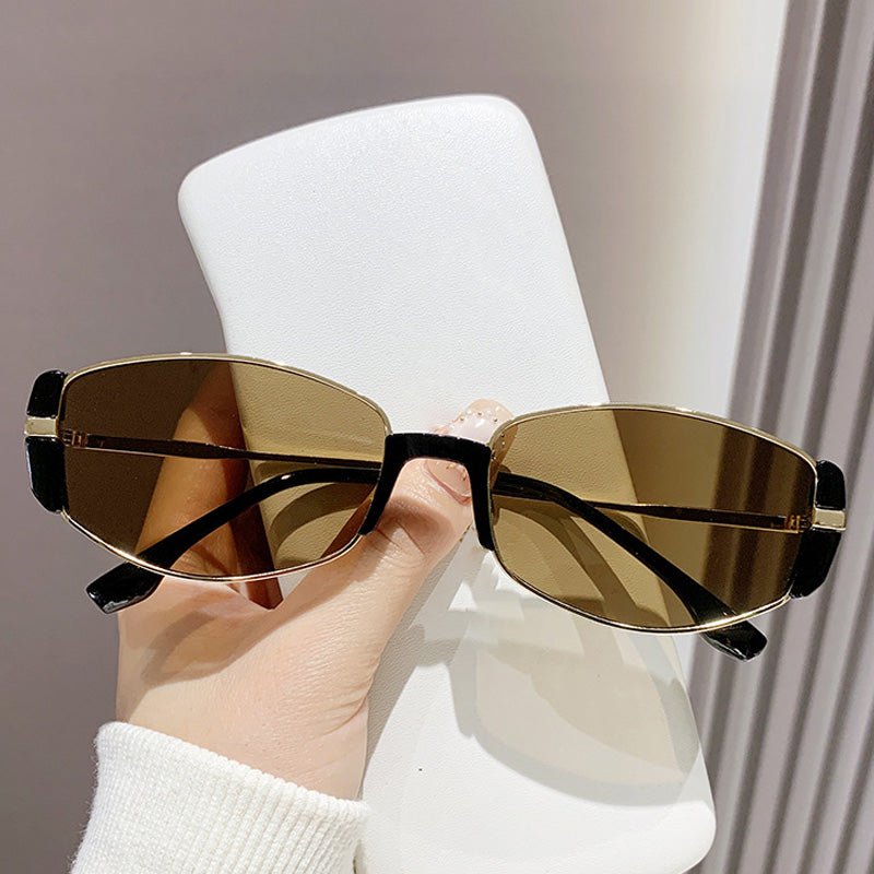 Women's Retro Oval Narrow Frame Sunglasses（50% OFF） - ALPINE WEAR