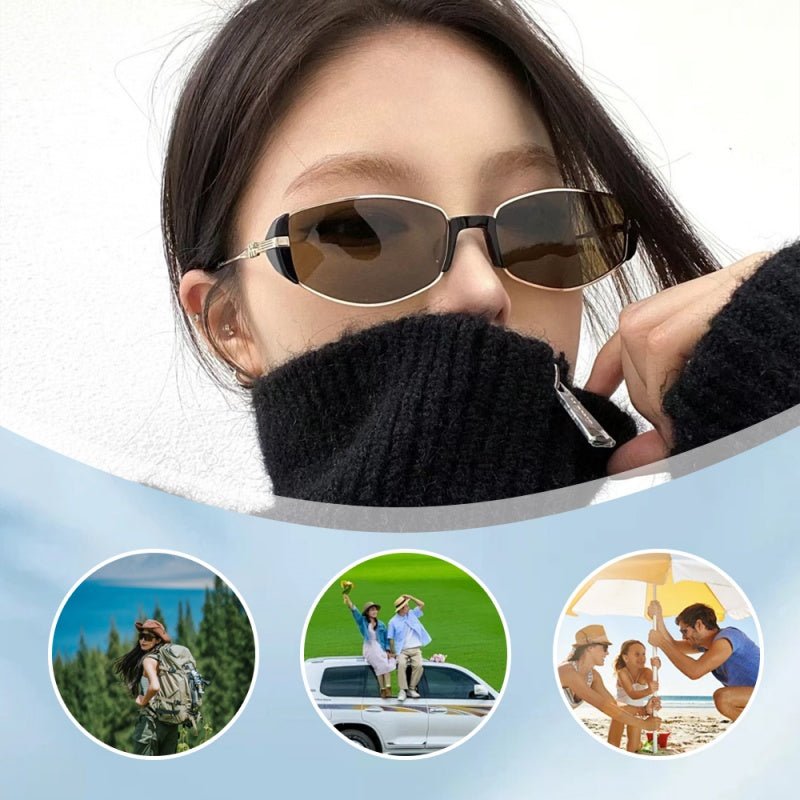 Women's Retro Oval Narrow Frame Sunglasses（50% OFF） - ALPINE WEAR