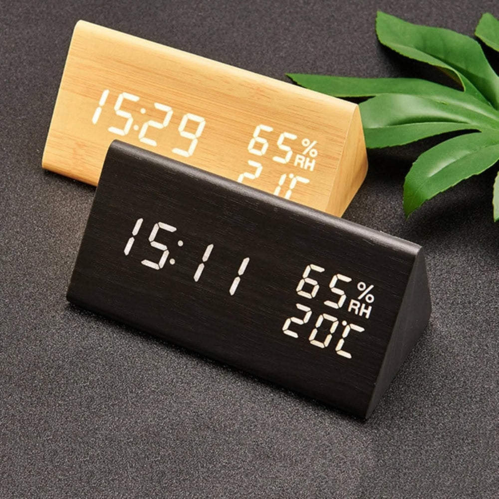 Digitaler Wecker - Temperatur- & Luftfeuchtigkeitsmonitor